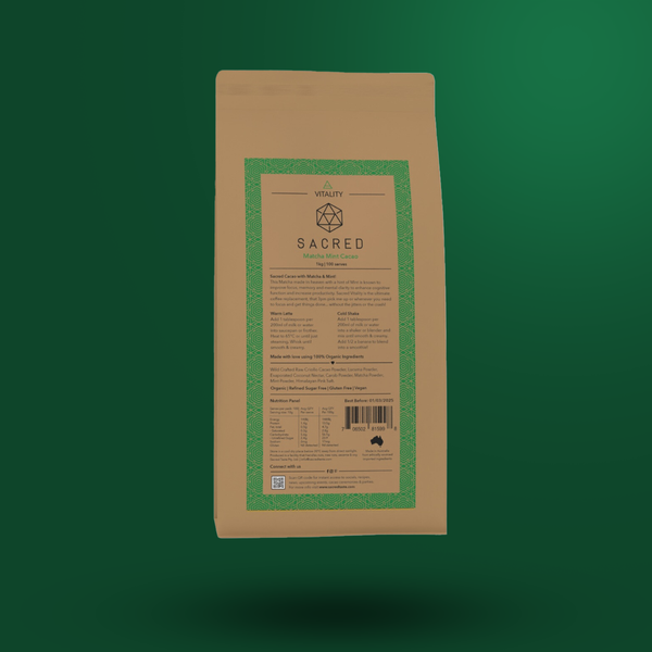 Vitality: Matcha Mint Cacao 1kg