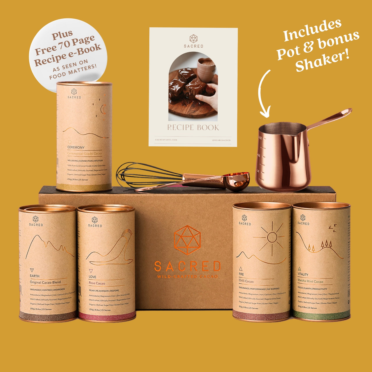 Sacred Cacao Gift Box + Ultimate Kit